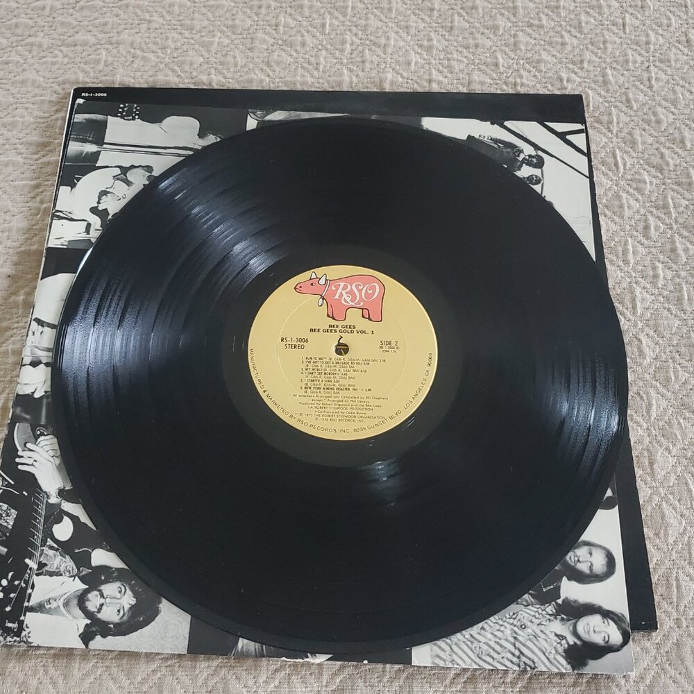 Bee Gees ‎Gold Volume One Vol 1 Vinyl LP Album 1976 RSO ‎Record RS-1-3006 TESTED - Picture 7 of 8